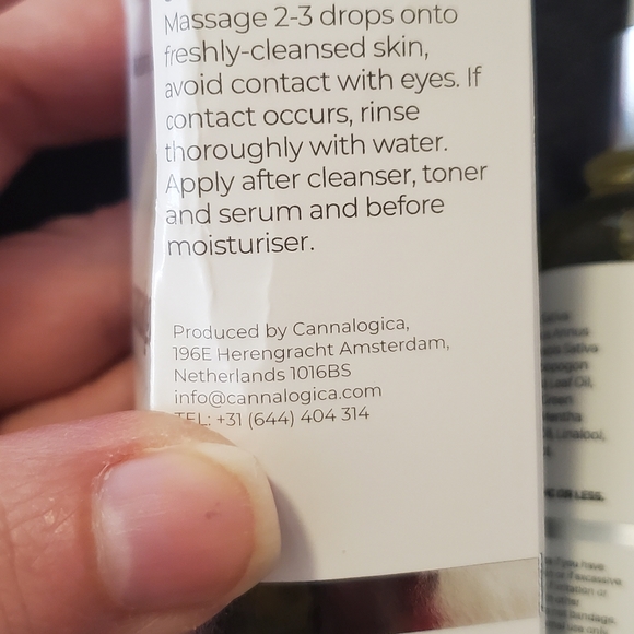SOLD. Cannalogica facial hydration oil - Picture 6 of 8